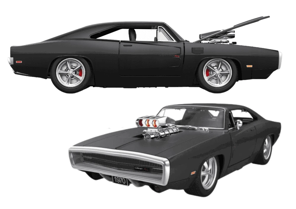 Rastar Nuotoliniu būdu valdomas automobilis Dodge Charger R/T 1:16 mastelio, juodas