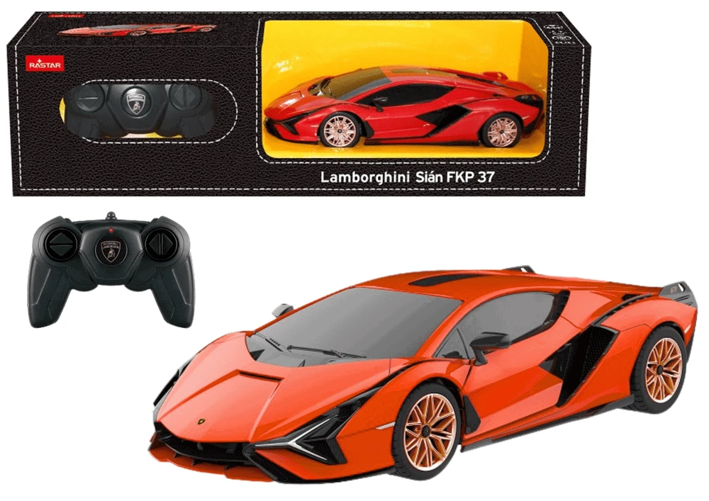 Rastar Nuotolinio valdymo Lamborghini Sian modelis 1:24, oranžinis