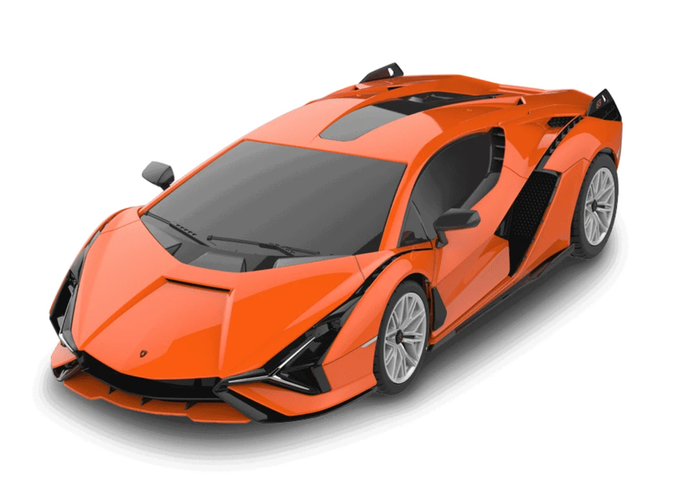 Rastar Nuotolinio valdymo Lamborghini Sian modelis 1:24, oranžinis
