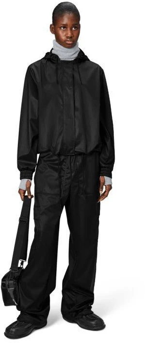 Rains Moteriška lietaus striukė STRING W JACKET W3 18040 84 Juodas GRAIN