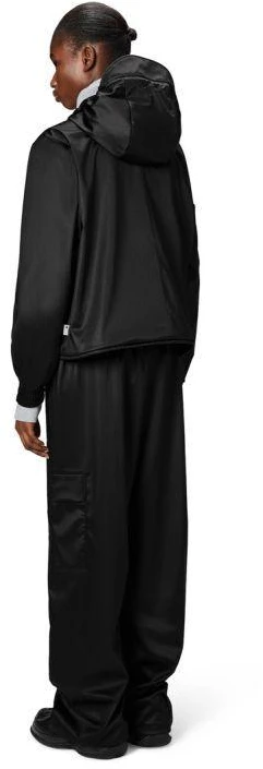 Rains Moteriška lietaus striukė STRING W JACKET W3 18040 84 Juodas GRAIN