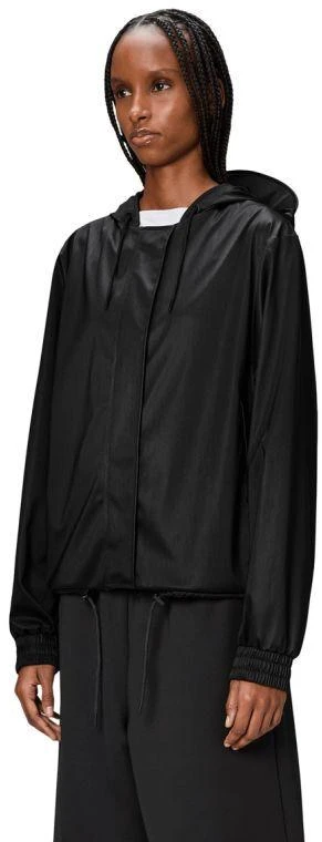 Rains Moteriška lietaus striukė STRING W JACKET W3 18040 84 Juodas GRAIN