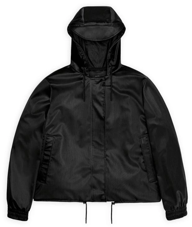 Rains Moteriška lietaus striukė STRING W JACKET W3 18040 84 Juodas GRAIN