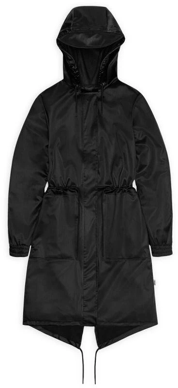 Rains neperšlampama striukė STRING W PARKA W3 18550 84 JUODA GRŪDĖTA