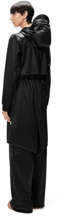 Rains neperšlampama striukė STRING W PARKA W3 18550 84 JUODA GRŪDĖTA