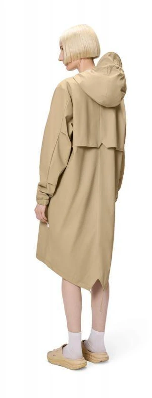 Rains Unisex Fishtail Parka W3 18140 24 SMĖLINĖ Lietaus Paltai