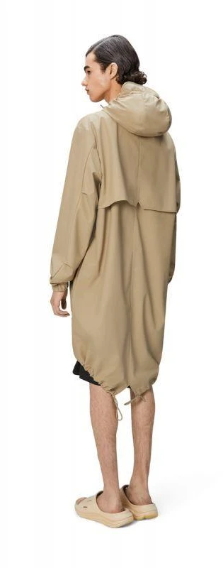 Rains Unisex Fishtail Parka W3 18140 24 SMĖLINĖ Lietaus Paltai
