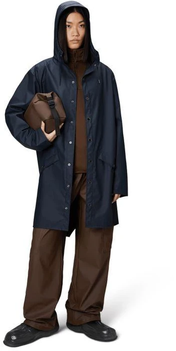 Rains unisex ilgas lietpaltis LONG JACKET W3 12020 47 NAVY