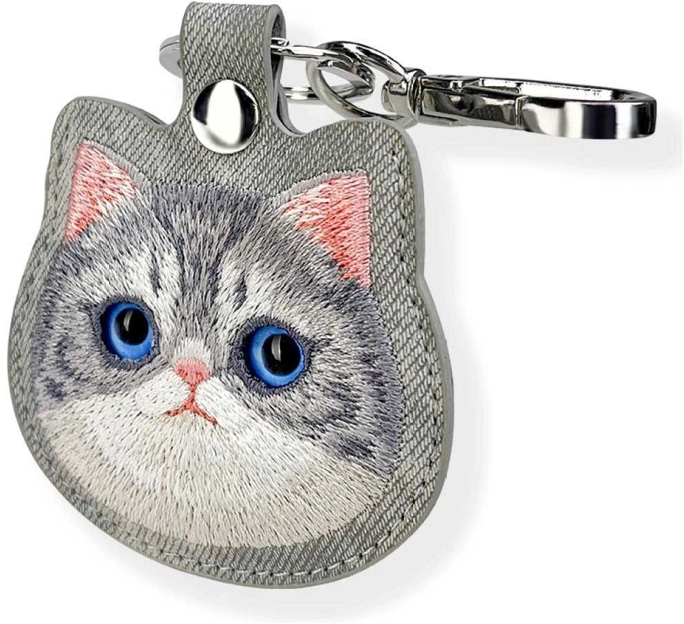 Dėklas daiktų ieškikliui Nimmy New Big Eyed Pet 2.0 Cat pilkos spalvos