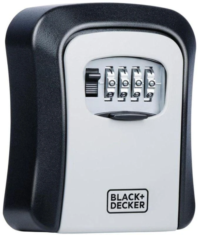 BLACK &amp; DECKER Juodas &amp; DECKER RAKINAMA RAKINĖ DĖŽUTĖ SU 4 SKAITMENŲ KODU Juodas + DECKER 239941