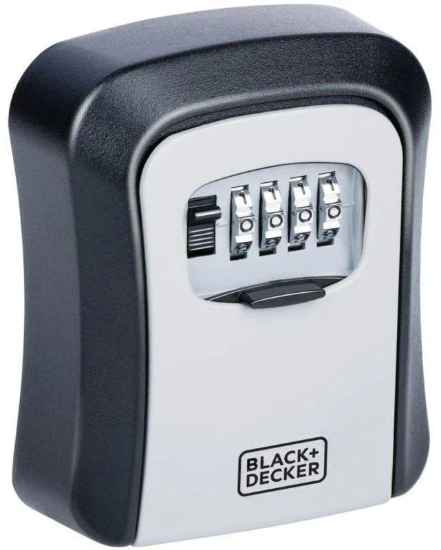 BLACK &amp; DECKER Juodas &amp; DECKER RAKINAMA RAKINĖ DĖŽUTĖ SU 4 SKAITMENŲ KODU Juodas + DECKER 239941