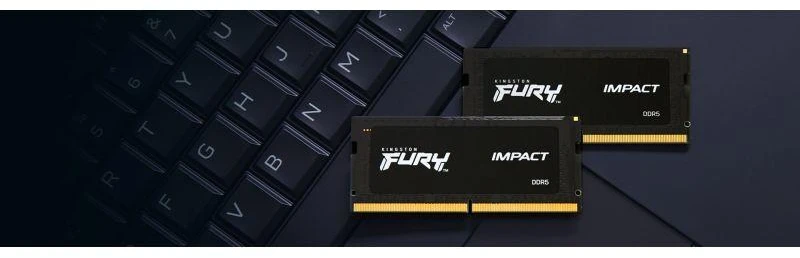 RAM KINGSTON 16GB DDR5 SODIMM 5600Hz CL40 FURY Impact PnP atmintis