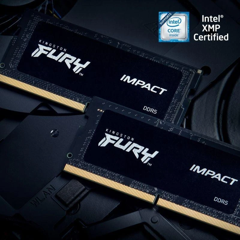 RAM KINGSTON 16GB DDR5 SODIMM 5600Hz CL40 FURY Impact PnP atmintis
