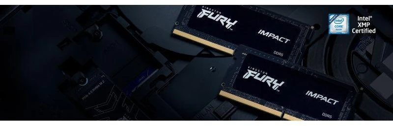 RAM KINGSTON 16GB DDR5 SODIMM 5600Hz CL40 FURY Impact PnP atmintis