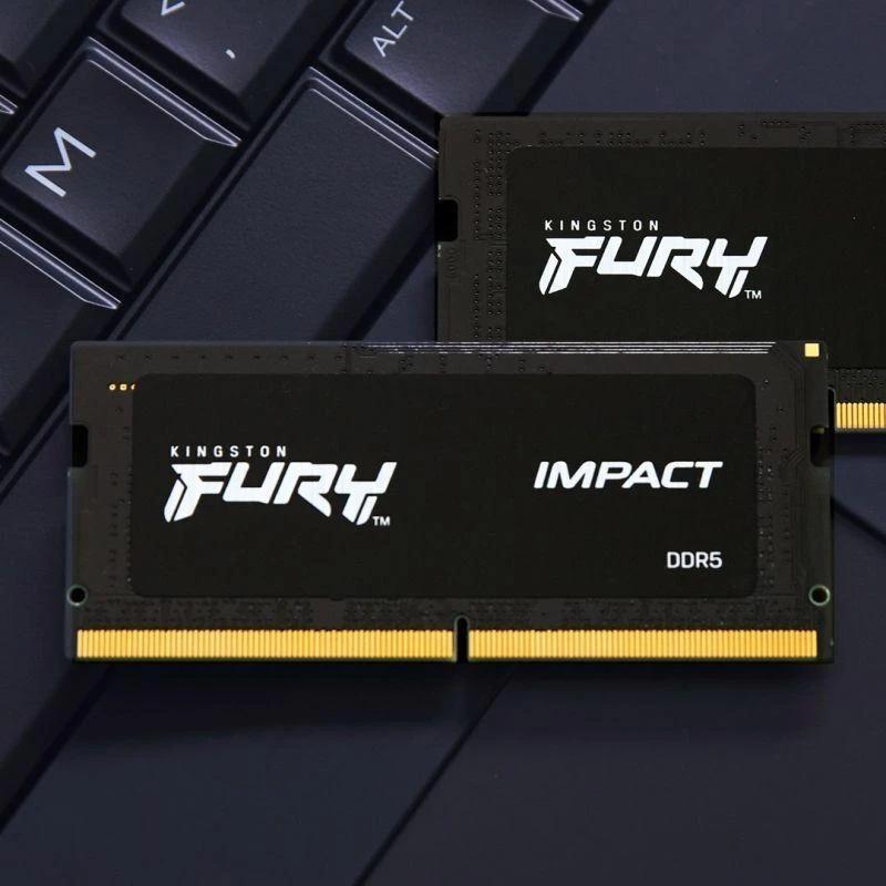 RAM KINGSTON 16GB DDR5 SODIMM 5600Hz CL40 FURY Impact PnP atmintis