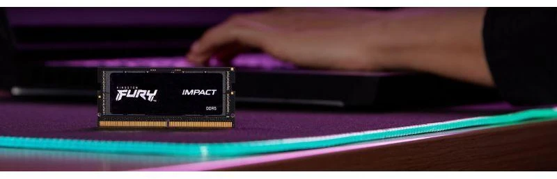 RAM KINGSTON 16GB DDR5 SODIMM 5600Hz CL40 FURY Impact PnP atmintis