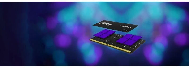 RAM KINGSTON 16GB DDR5 SODIMM 5600Hz CL40 FURY Impact PnP atmintis