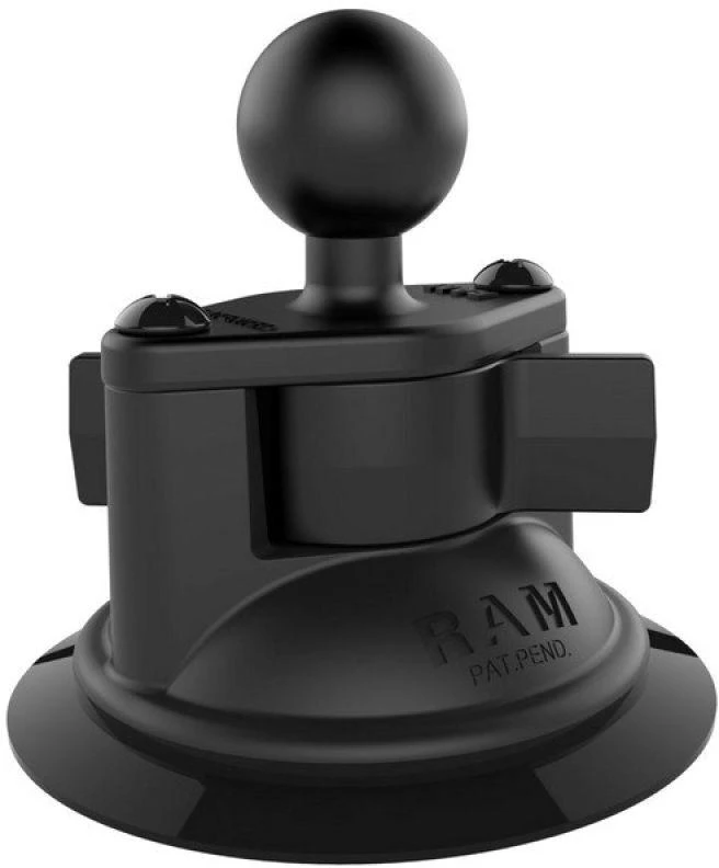 „Ram Mounts“ RAM 3,3 colio skersmens siurbimo puodelis su 1 colio rutuliuku