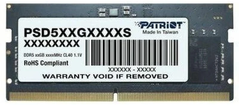 RAM modulis - Patriot Signature 32GB DDR5 5600MHz CL46 SODIMM