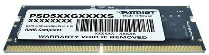 RAM PATRIOT SIGNATURE SO-DIMM DDR5 16GB 5600MHz 1 rangas