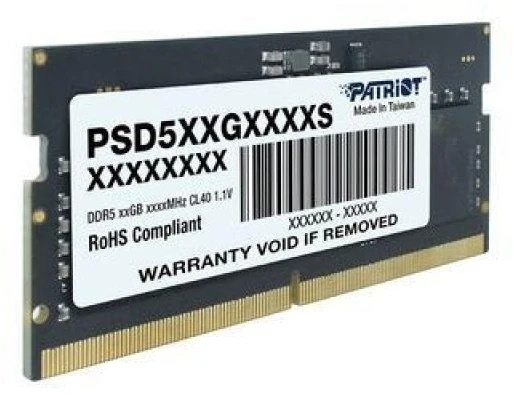 RAM PATRIOT SIGNATURE SO-DIMM DDR5 16GB 5600MHz 1 rangas