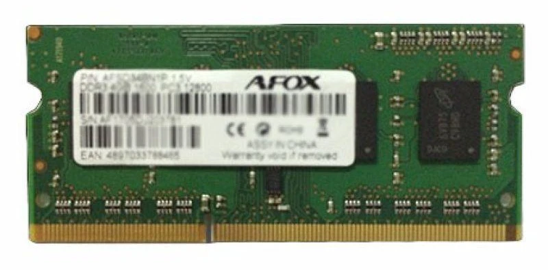 AFOX SO-DIMM DDR4 8G atminties modulis 2666 MHz