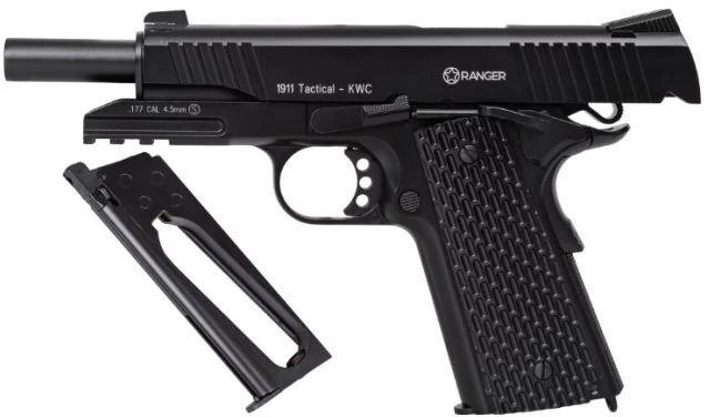Pneumatinis šautuvas Pneumatinis šautuvas Ranger 1911 BB KWC Kal. 4,5 BBS Blow Back 17 Strz. Visas metalas Co2