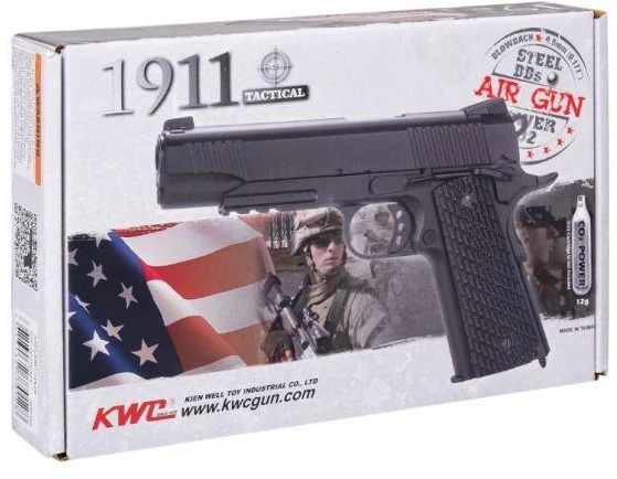 Pneumatinis šautuvas Pneumatinis šautuvas Ranger 1911 BB KWC Kal. 4,5 BBS Blow Back 17 Strz. Visas metalas Co2