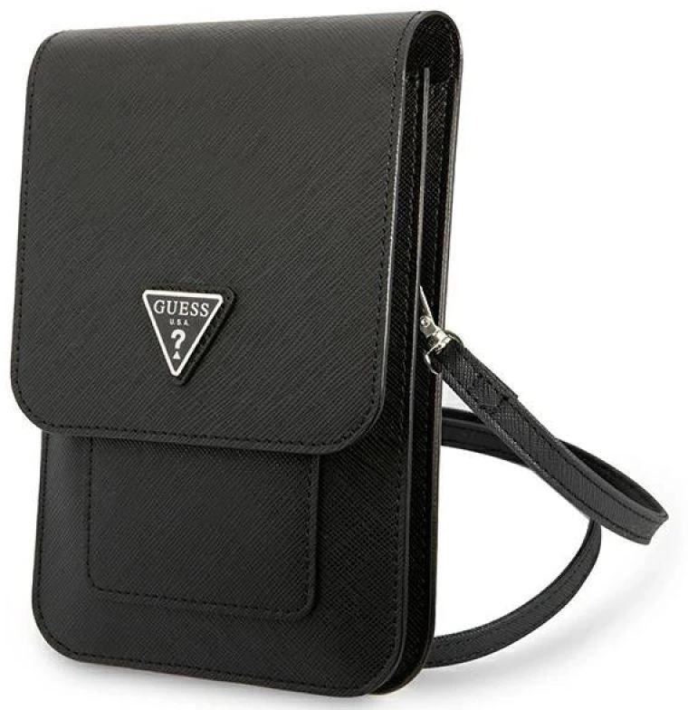Krepšys Guess Saffiano Triangle (GUWBSATMBK) juodos spalvos