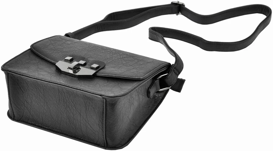Moteriška crossbody rankinė Pierre Cardin 91023, ruda, eko oda, su reguliuojamu dirželiu