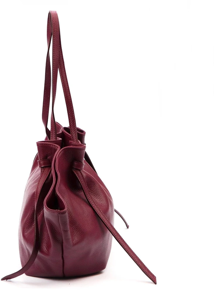 Moteriška didelė odinė shopper tipo rankinė Luka, juoda, A4