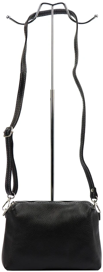 Moteriška odinė rankinė Patrizia 419-051, žalia, crossbody stiliaus