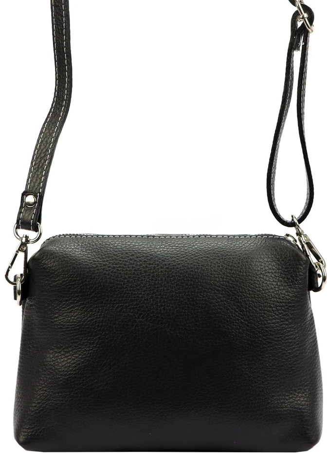 Moteriška odinė rankinė Patrizia 419-051, žalia, crossbody stiliaus
