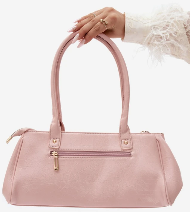 Rankinė per petį su užtrauktuku ir vidinėmis kišenėmis Step in style