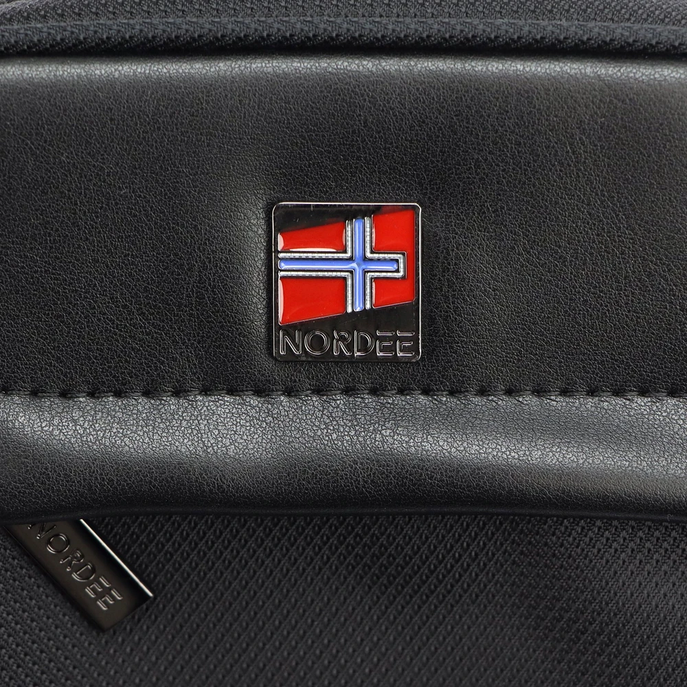 Vyriška rankinė per petį Nordee S110, juoda