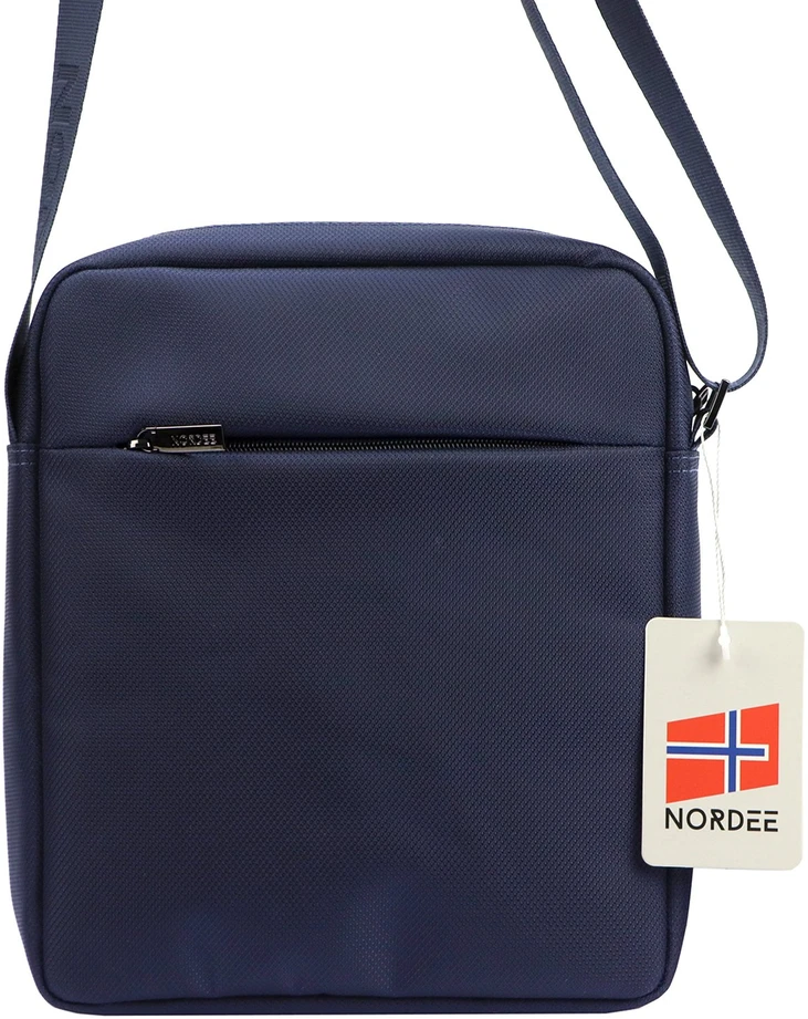 Vyriška rankinė per petį Nordee S116, juoda