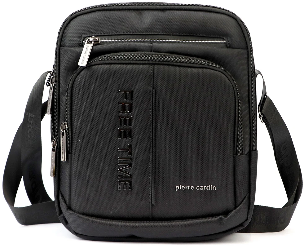 Vyriška rankinė per petį Pierre Cardin 8131 ALAN06 juoda