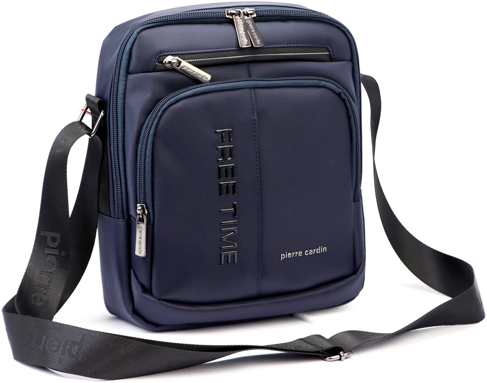 Vyriška rankinė per petį Pierre Cardin 8131 ALAN06 juoda
