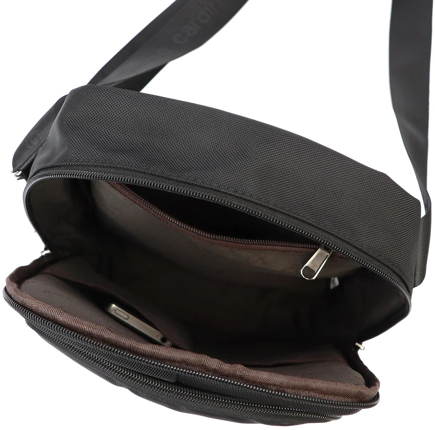 Vyriška rankinė per petį Pierre Cardin 8154 ALAN06 juoda