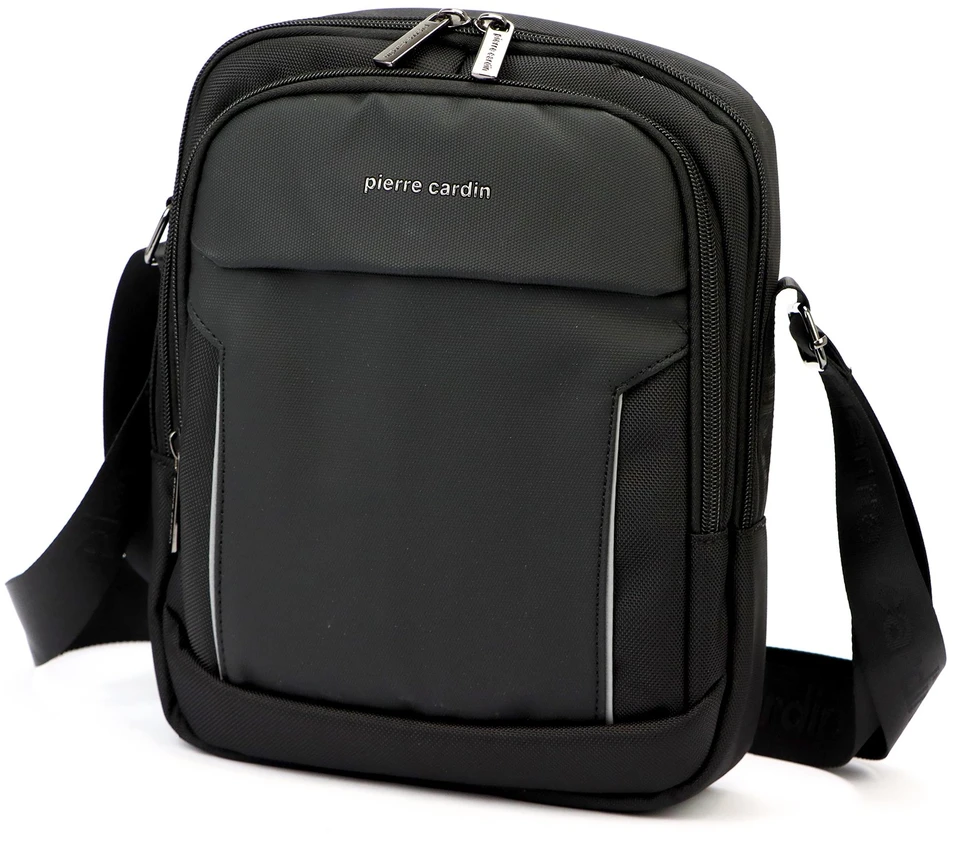 Vyriška rankinė per petį Pierre Cardin 8154 ALAN06 juoda