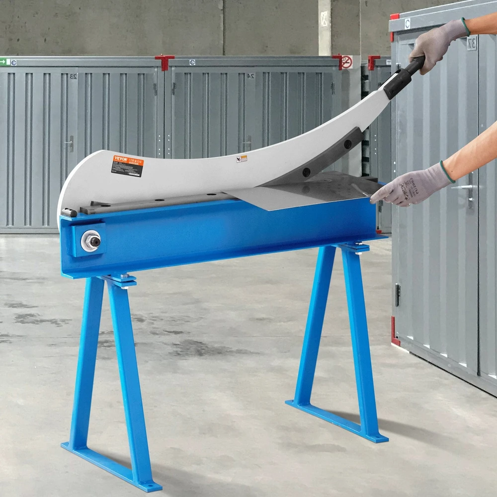 VEVOR 800 mm metalo pjovimo giljotina su T10 plieno peiliu