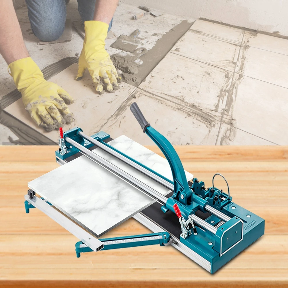 Vevor 1200 mm plytelių pjaustyklė su dviguba juosta