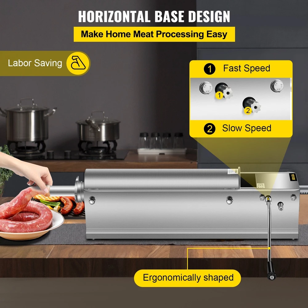 VEVOR 7 l dešrų kimštuvė horizontaliam naudojimui