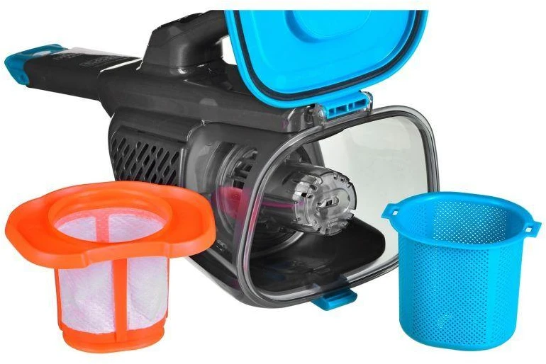 Juodas & Decker Akumuliatorinis cikloninis dulkių siurblys BHHV320J 12V, Juodas & Decker