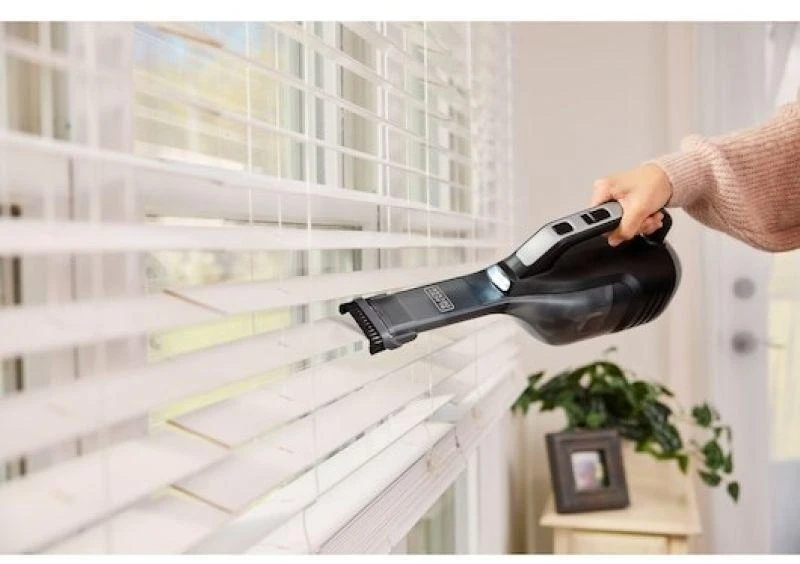 Dulkių siurblys Black & Decker Juodas & Decker Namų ir virtuvės prietaisai - Juodas+DECKER DVD320J-QW Nešiojamas siurblys 12V Ličio jonų 17 min veikimo laikas Juoda