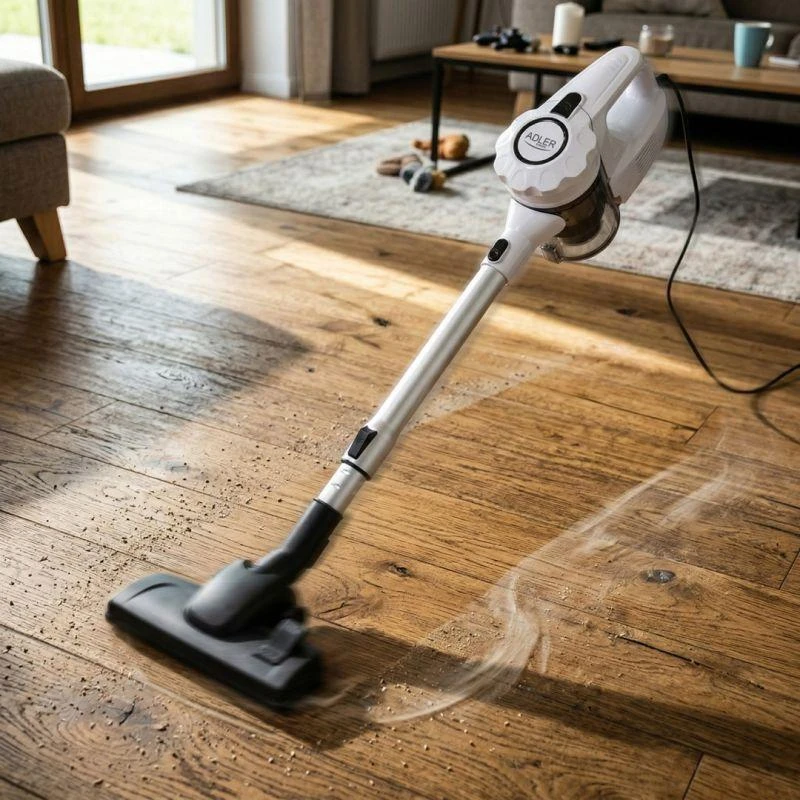 Adler dulkių siurblys | AD 7036 | Virvelinis veikiantis | Rankinis | 800 W | 220-240 V | Veikimo spindulys 6 m | Baltas | Garantija 24 mėn.