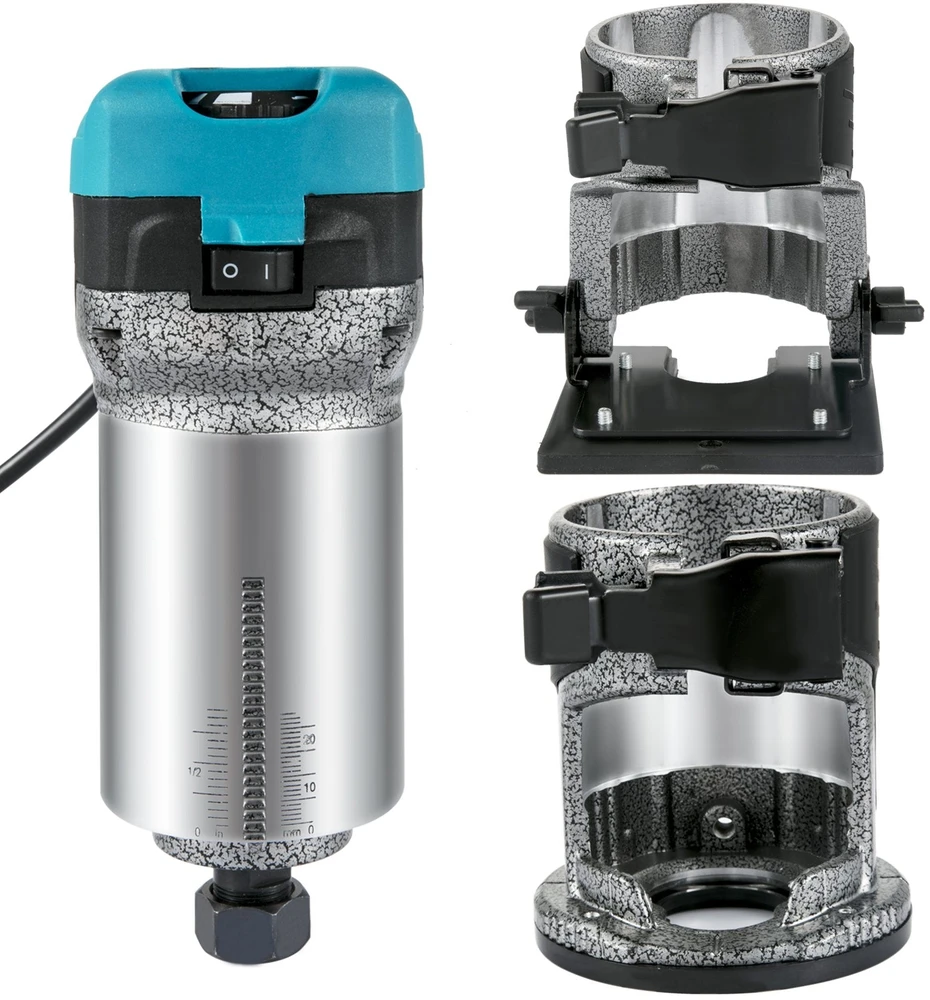 VEVOR Medienos freza 710W su priedais