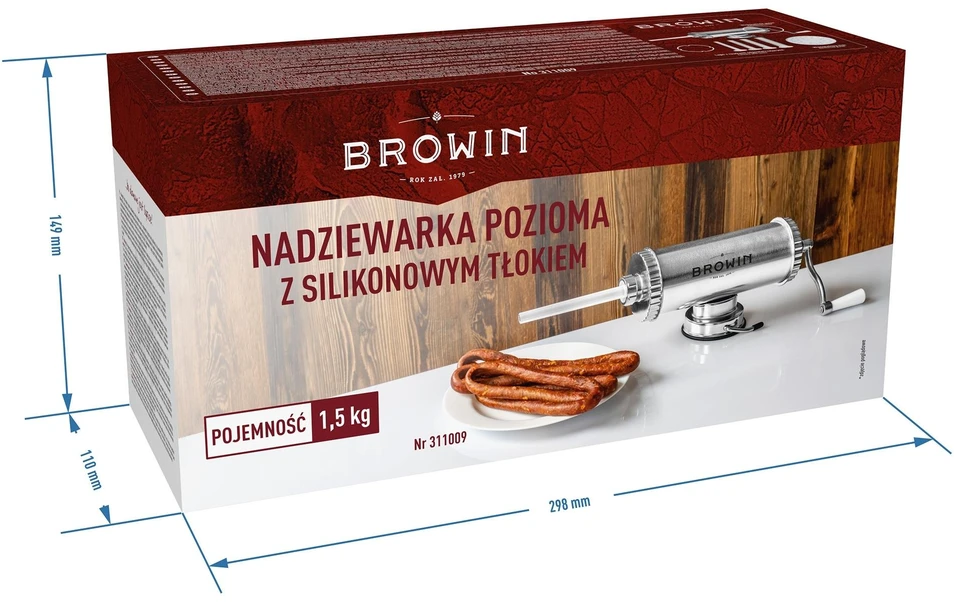 Lumarko Rankinis horizontalus dešrų kimštuvas 1,5kg
