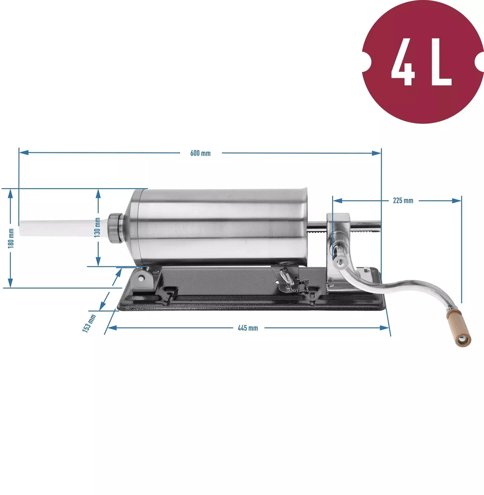 Rankinis horizontalus kimštuvas 4kg
