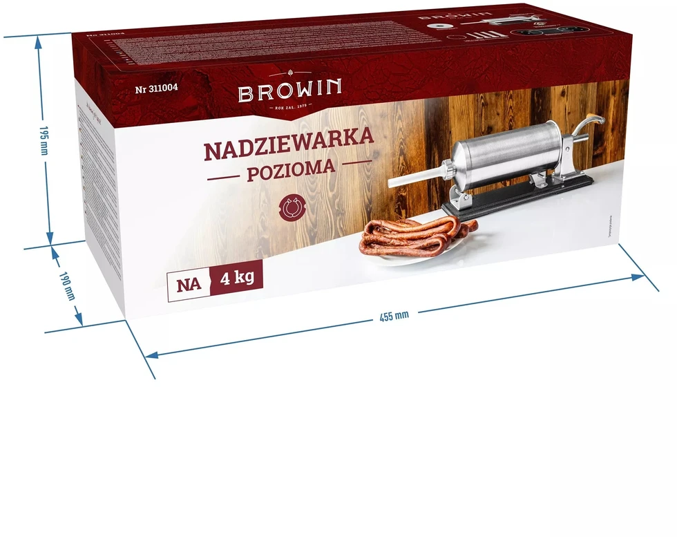 Rankinis horizontalus kimštuvas 4kg